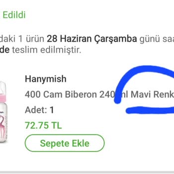 Trendyol Hızlı Market Trendyol Marketten Yanlış Ürün Getirilmesi