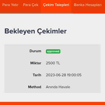 Matadorbet Çekim Talebim Onaylandı Fakat Hesabıma Yansıyan Bir Bakiye Yok