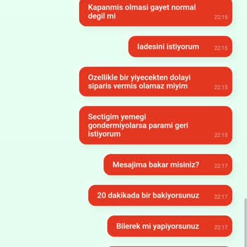 Tıkla Gelsin Hatalı Sipariş Ve Kötü Müşteri Hizmetleri