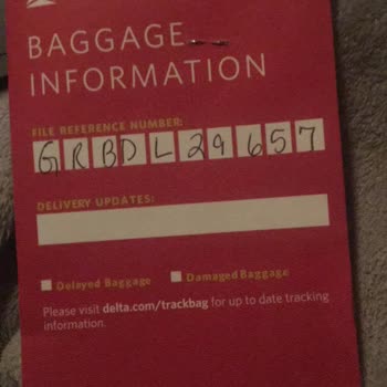 Delta Hava Yolları Adrese Kayıp Bagaj Kırık Bavul