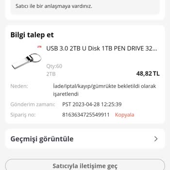 Aliexpress Para İade Edilmemesi