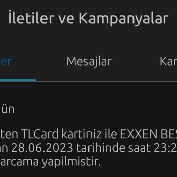 Exxen Para İade Etme