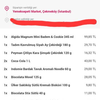 Yemeksepeti Market'ten Olsa Olsa Patates Sepeti Olur Onu Anladım