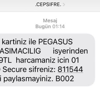 Pegasus Ems Seyahat Turizm Bilet İptal Ve İade Sorunu