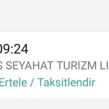 Pegasus Ems Seyahat Turizm Bilet İptal Ve İade Sorunu