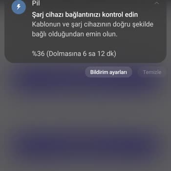 Samsung Telefon Şarj Cihaz Bağlantınızı Kontrol Edin