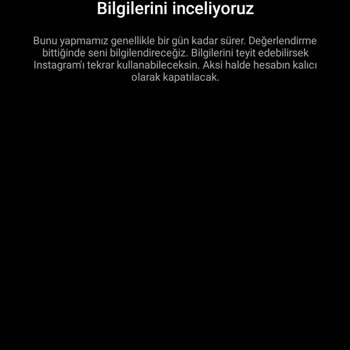 Instagram Hesap Askıya Alındı