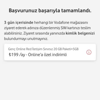 Vodafone Seçtiğim Dışında Başka Paket Tanımladı