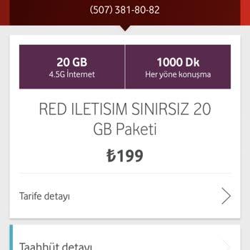 Vodafone Seçtiğim Dışında Başka Paket Tanımladı