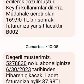 Millenicom Hatalı Servis Ücreti