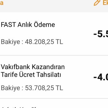 VakıfBank Kazandıran Tarife Ücreti