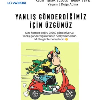LCW Yanlış Ürün