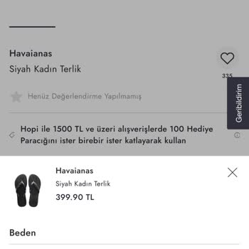 Boyner'den Havaianas Terlik Siparişi Sorunu