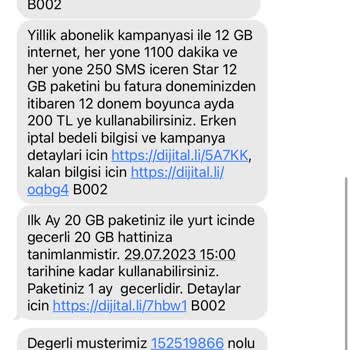 Turkcell Bilgi Dışında Paket Değişikliği