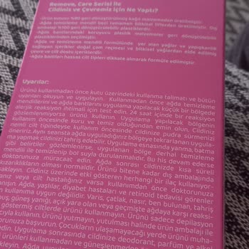 Remove Ağda, Bezin Etrafına Yayılmış