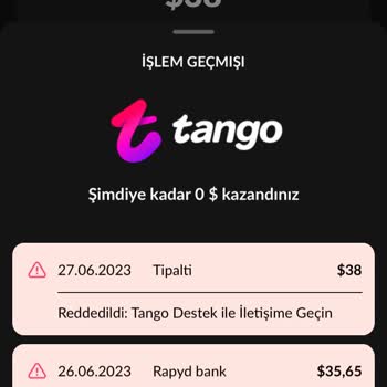 Tango Live Para Çekemiyorum Hesabım Askıya Alındı