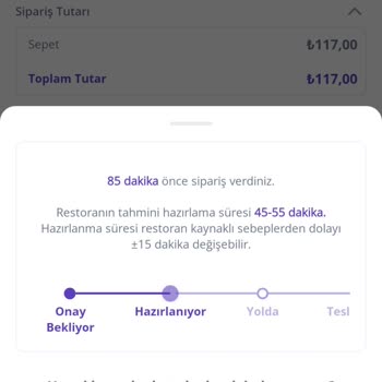Burger King 85 Dakika Geçtikten Sonra Müşteri Temsilcisi Siparişimi İptal Ettirdi