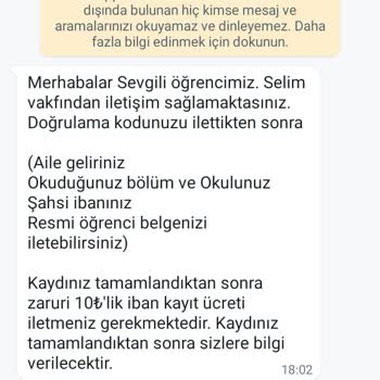 Selim Vakfı Kurban Bayramı Burs Başvurusu Şikayet