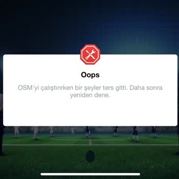 Online Soccer Manager (OSM) Osm Manager Oyuna Girememe Hatası