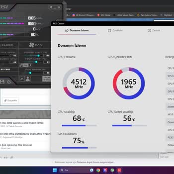 MSI Türkiye Ekran Kartı Ve İşlemci Isınma Sorunu