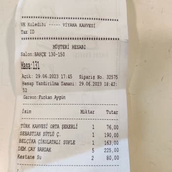 Viyana Kahvesi Aşırı Pahalı Mekan Bir Çay 45 TL.!