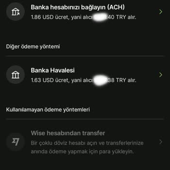 Wise Hesabıma Gelen Parayı Çekmeme İzin Vermiyor