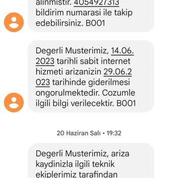 TTNET İnternet Arıza Giderilmemesi