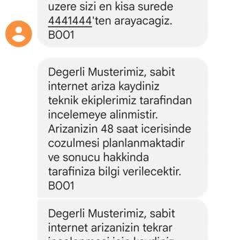 TTNET İnternet Arıza Giderilmemesi