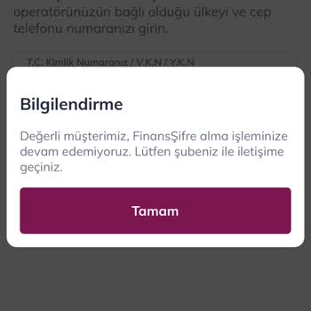 QNB Finansbank Tüm İşlem Kısıtlaması