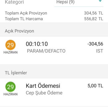 DeFacto Haksız Para Çekimi