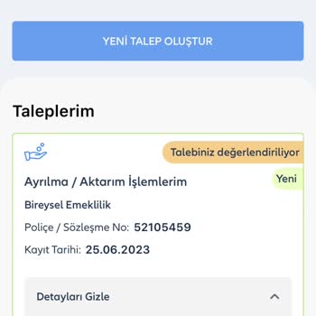 Allianz Yaşam ve Emeklilik Bireysel Emeklilik Ayrılma Sorunu