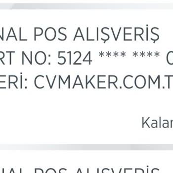 Cvmaker.com.tr Para Çekiliyor