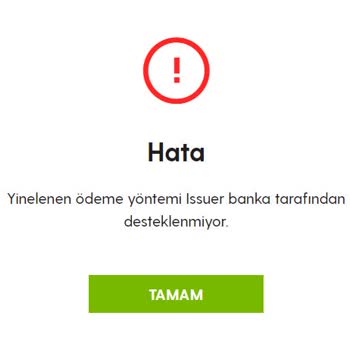 Gameplus Yinelenen Ödeme Issuer Banka?