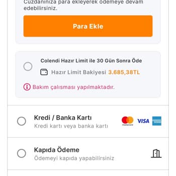 Moneypay Bakım Çalışması