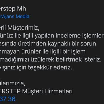 SuperStep Ürün Sattıktan Sonra Hatasını Kabul Etmiyor