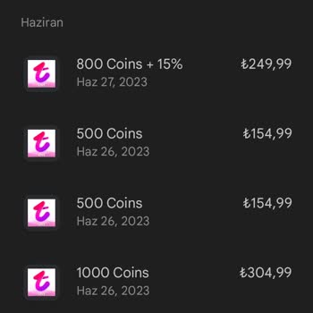 Playstore.com Tango Yanlışlıkla Çip Alınmış Paramı İade Edin Lütfen