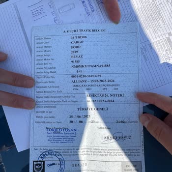 Ford Otosan Duran Trafikte Aracıma Arkadan Çarpan Test Tırı