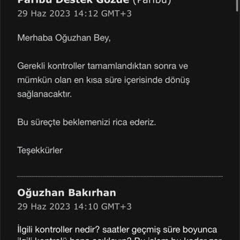 Paribu 54100₺ Çekimimi Ödemiyor