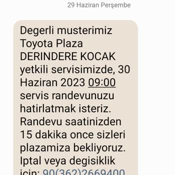 Samsun Derindere Toyota Plaza