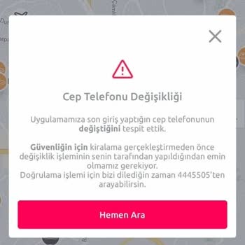 Tiktak Kirala Cep Telefonu Değişikliği