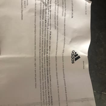 Adidas Marka Ayakkabıda Açılma