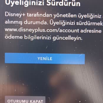 Disney+ Abonelik İptali Gerçekleştiremiyorum
