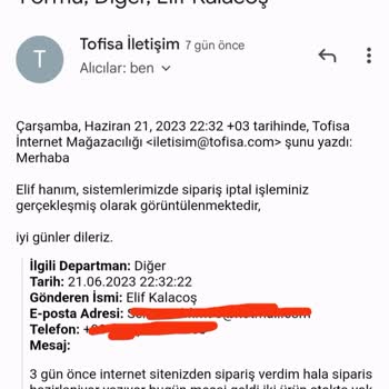 Tofisa Bize Fırsat Olmayan Kampanya