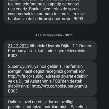 Vodafone Cayma Bedelinin Talep Edilmesi