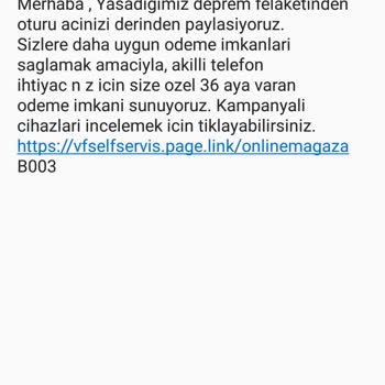 Vodafone Asılsız Mesajlar Gönderiyor