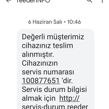 Reeder Servis Hizmeti Sıfır