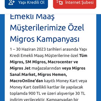 Yapı Kredi Ve Uygulanmayan Kampanyaları!