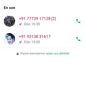 WhatsApp'tan Yabancı Numaraların Araması