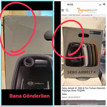 Süpürge Sepeti Hatalı Ve Yanlış Ürün Gönderimi