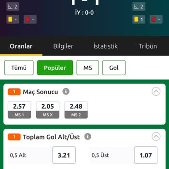 Bilyoner Hatalı Skor Gösterme